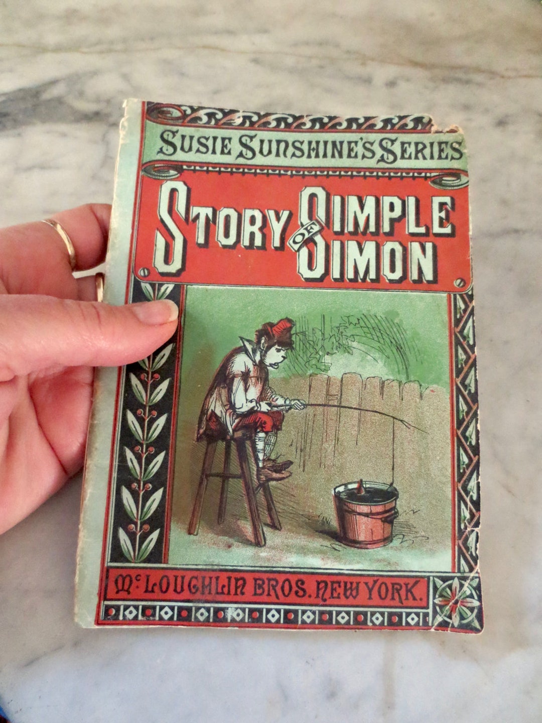 Antique Book Story of Simple Simon From the Susie - Etsy
