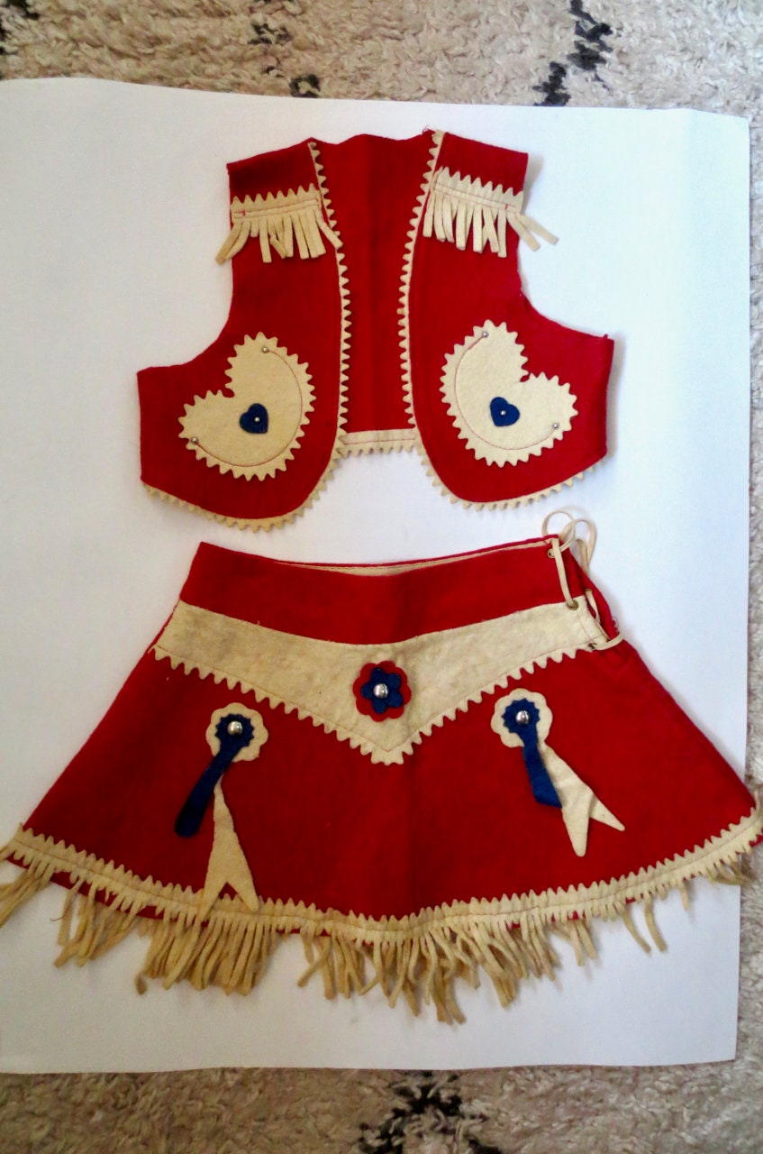Vintage cowgirl costume deals