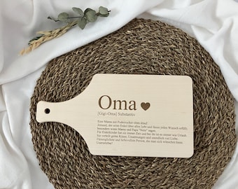 Personalized breakfast board for Grandma - Gift for Grandma - Loving Grandma gift - Breakfast board for Grandma - Gift for Grandmother