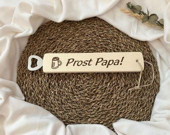 Wooden bottle opener for Dad - fun gift for Father's Day or birthday - men's gift - dad gift idea - Father's Day present