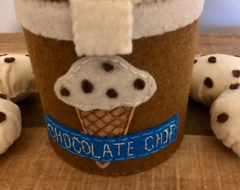 Ice Cream carton chocolate chip