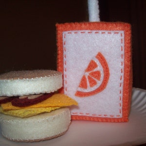 Felt Bacon Egg Cheese Sandwich
