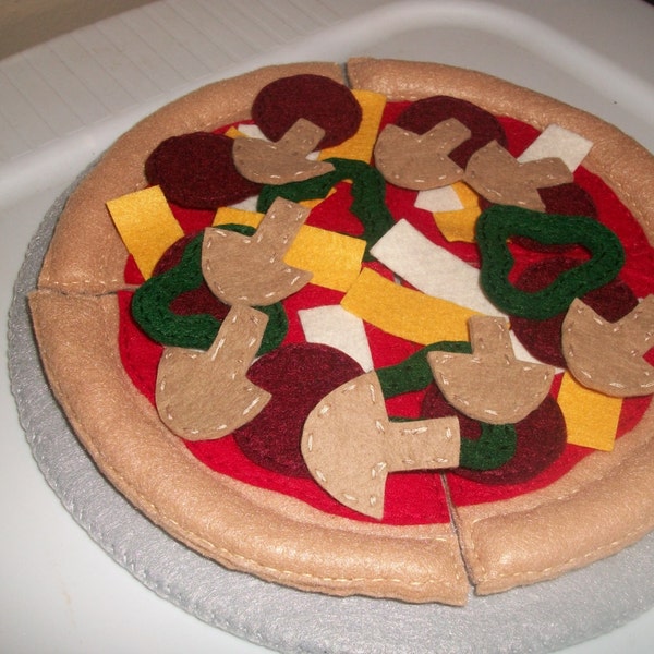 Felt Pizza Make your own.