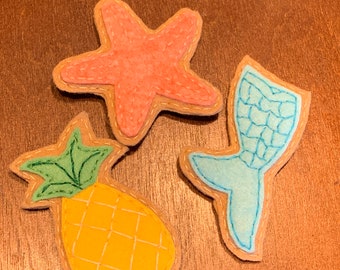 Summer felt Cookies
