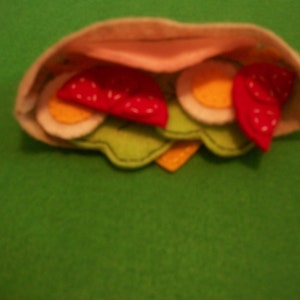 Felt food Pita Sandwich
