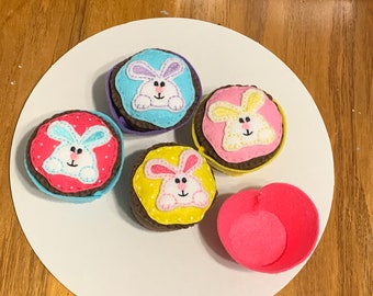 Easter Cupcakes felt food