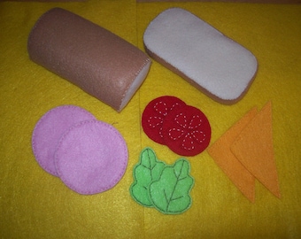 Felt Sub Sandwich Playfood