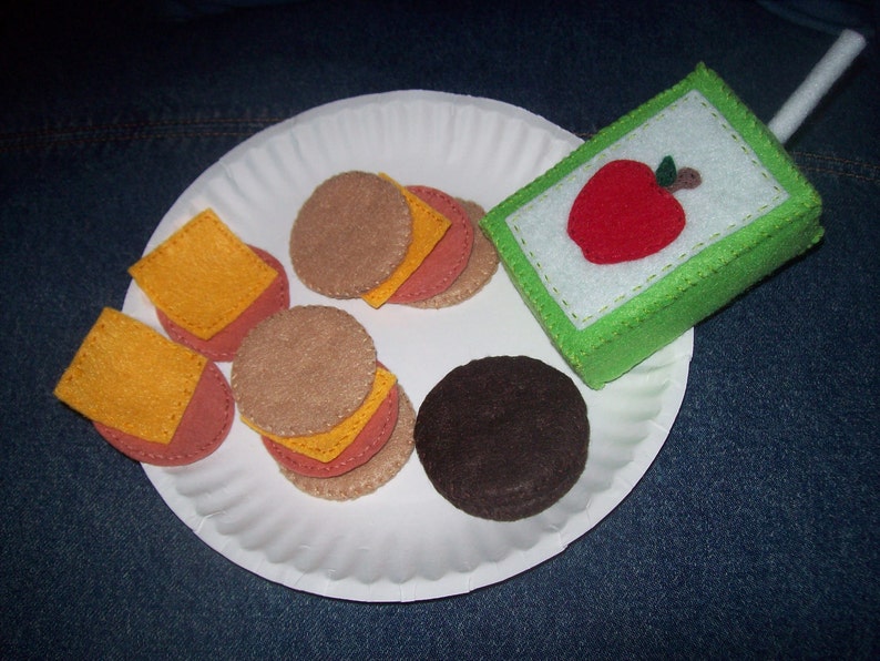 Felt Bologna Lunchable Set Etsy