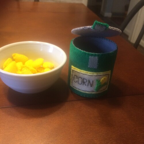 Felt Food Corn Dog Felt Corn Dog Play Food Corn Dog Eco Etsy