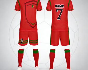 クリスティアーノ・ロナウド #7 ポルトガル サッカー ジャージ キット