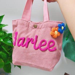 Custom Name Handbag,Personalized Handbags, Baby Shower Gifts, Children&#39;s handbags, Customized Gifts, Traveling Handbag, Baby Name Gift