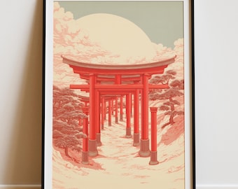 Torii Gate Path Art