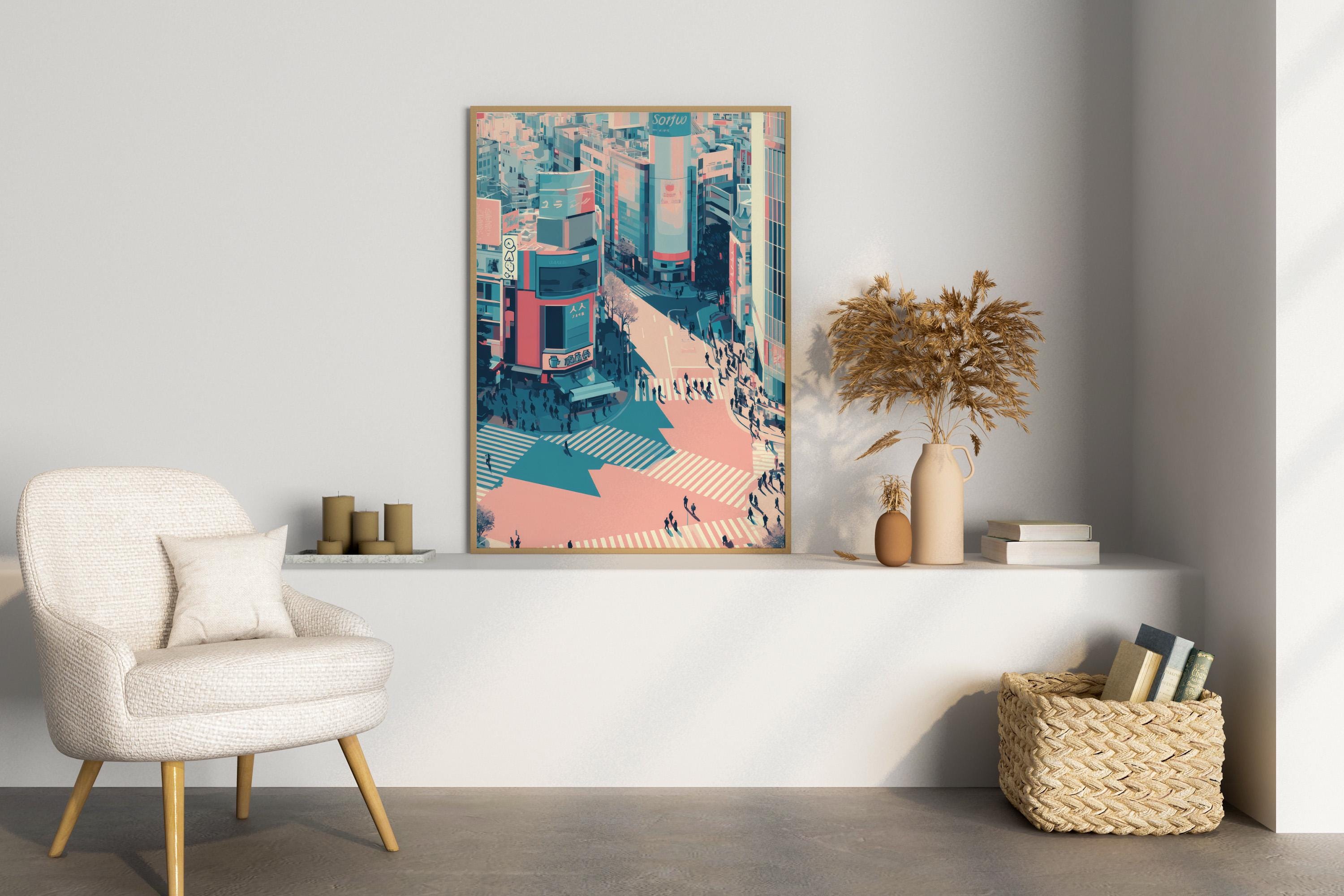 Shibuya Crossing Art - Etsy