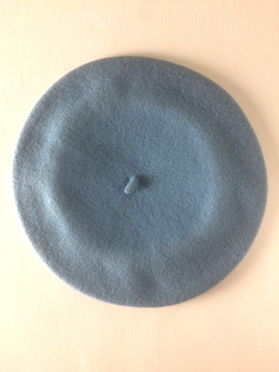 Baby Blue Vintage Beret - image 4