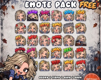 Emotki Twitch z okazji Halloween Survivor, 26 + 4 DARMOWE pakiety emotek Dead by Daylight