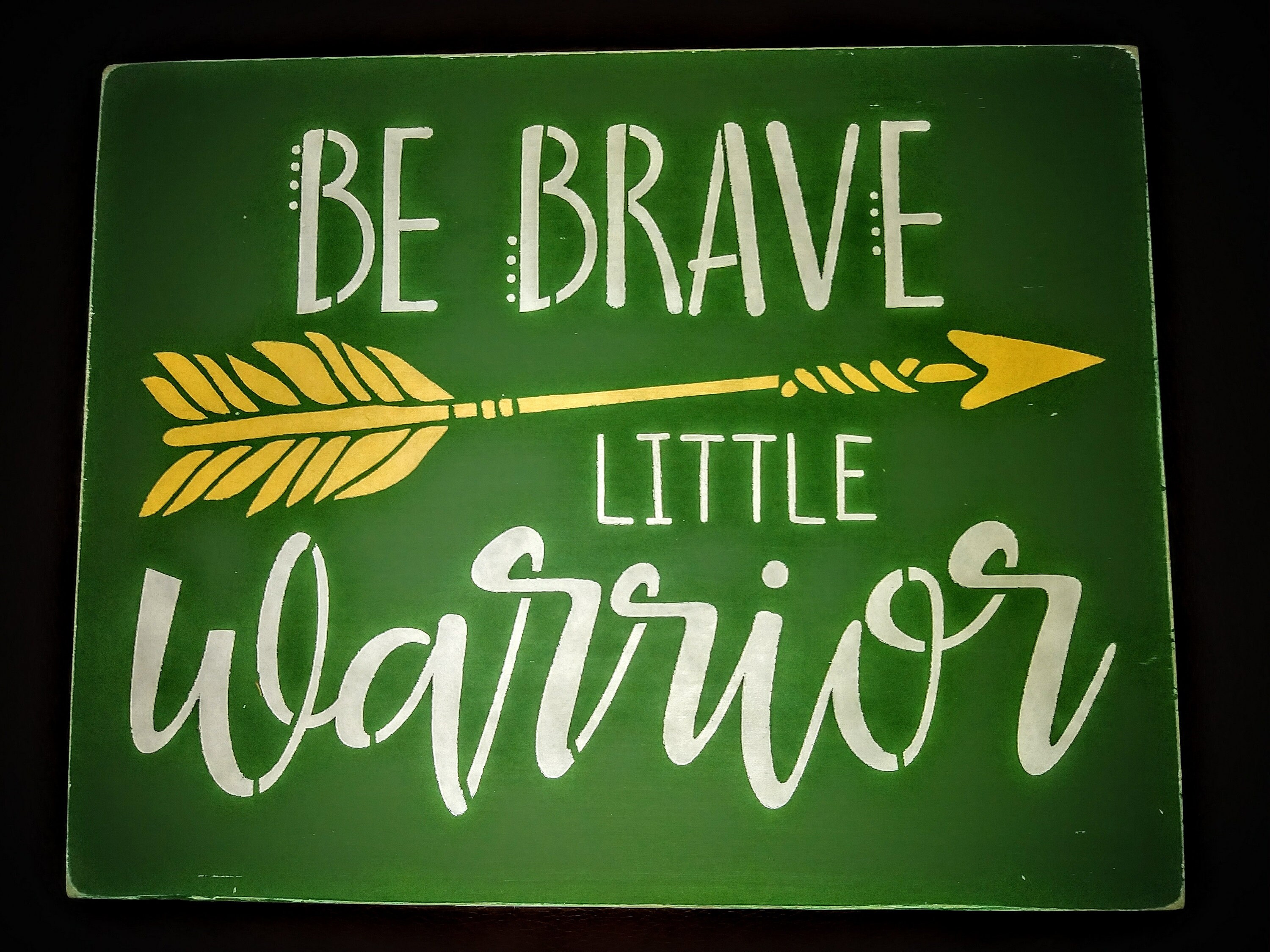 Be Brave Little Warrior Arrow Boho Tribal Primitive Kids Etsy