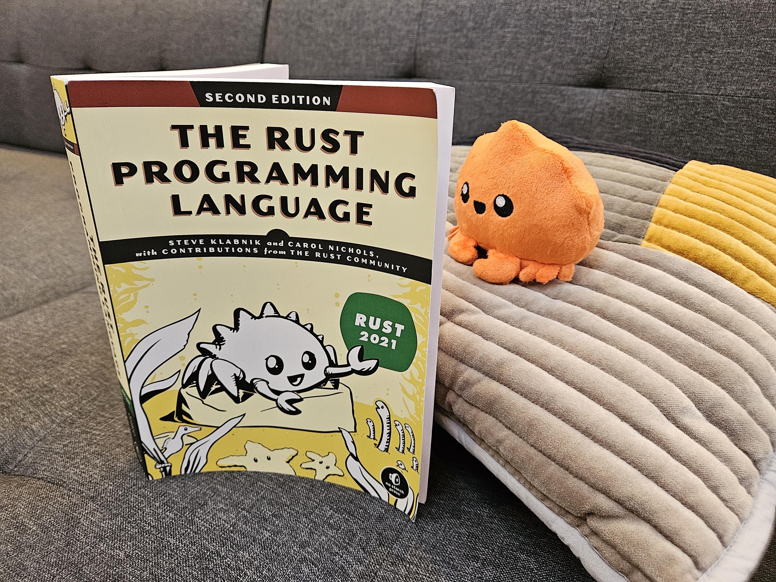 Ferris the Crab Plushie - the Rust Mascot - Etsy