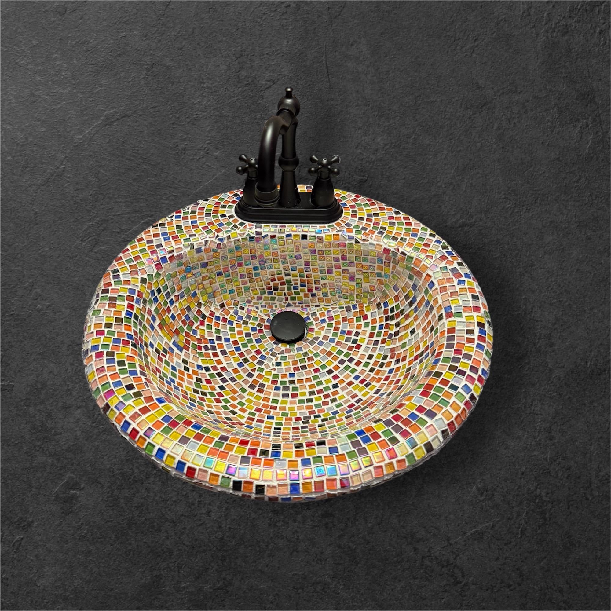 Mosaic or Crystal Sink (more photos to come)