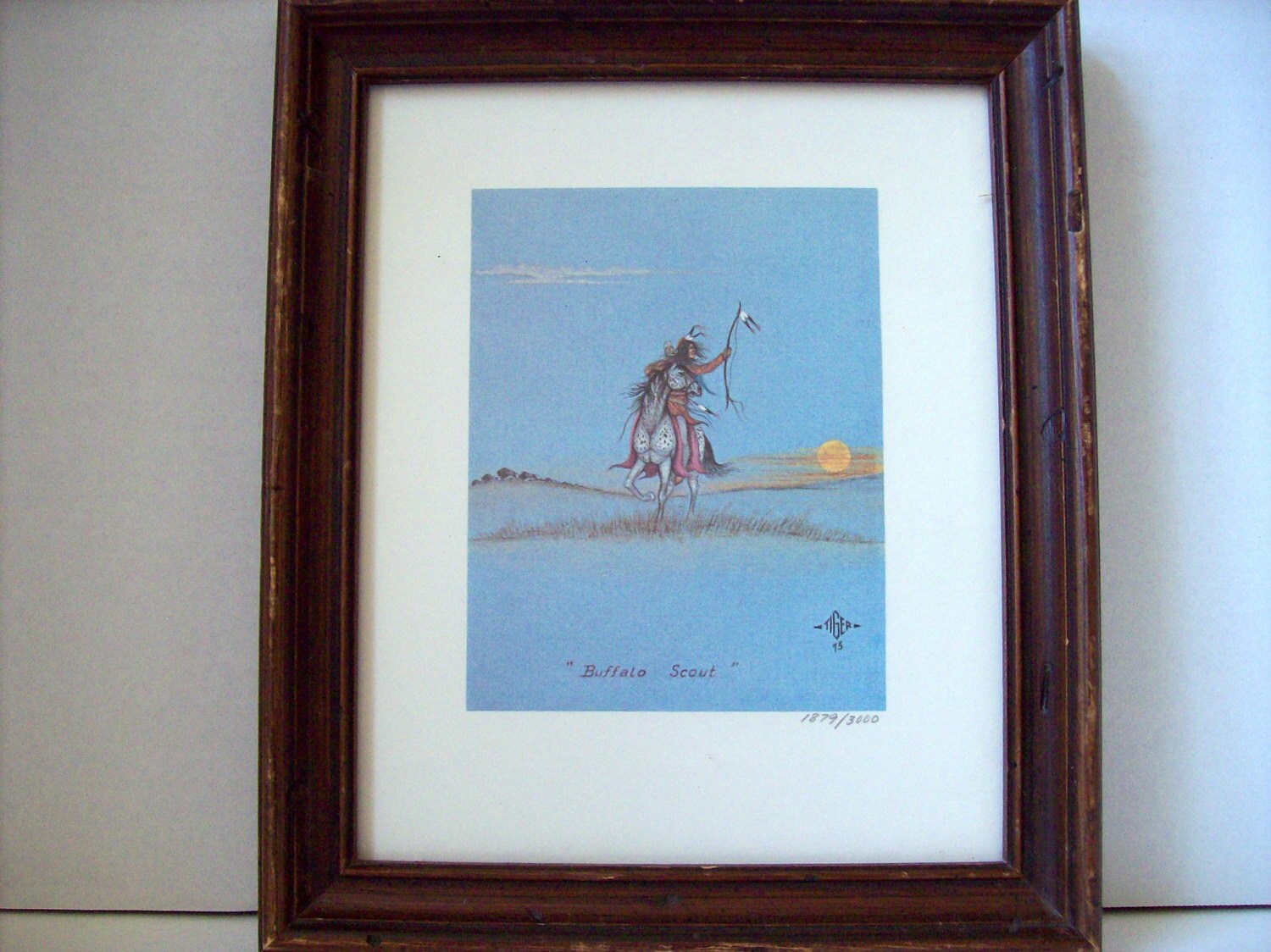 Native american art johnny tiger jr. limited edition prints Etsy