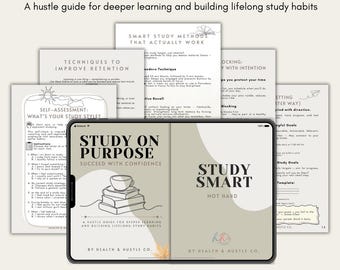 Arbeitsbuch zu Lernfertigkeiten: Fokus, Motivation & Produktivität (PDF-Download-Anleitung, A4-Format)