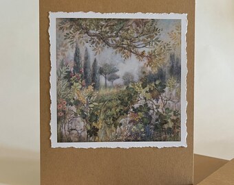 Wild Vines greeting card