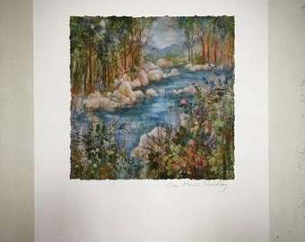 Kingfisher River Print