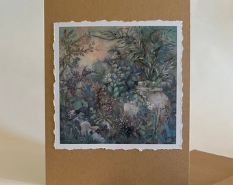 Secret Garden greeting card