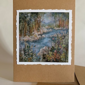 Kingfisher River greeting card
