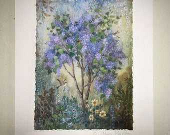 Fresh Lilacs Print