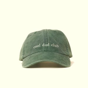 Bestickte cool dad club Kappe | Personalisierte Cap mit Wunschtext | Bestickte Vintage Kappe | Unisex Baseball Cap |Geschenk für Sie & Ihn