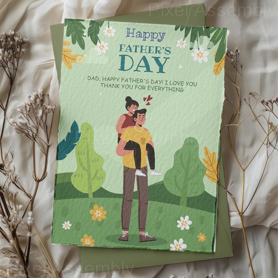 Father's Day Printable, Fathers Day Art Bundle, Fathers Day Gift ...