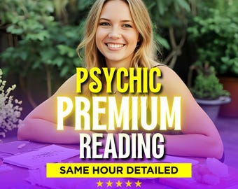 Same Hour Psychic Reading, Clairvoyant Medium, Spiritual Guidance