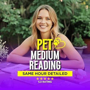 Pet Psychic Reading, Deep Intuitive Insight, Emotional Connection, Behavior Messages, Loving Energy, Clear Understanding