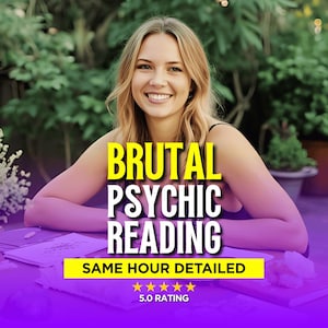 Brutal Psychic Reading, Raw Honest Insight, Love Truths, Future Messages, Direct Guidance, No Sugarcoating