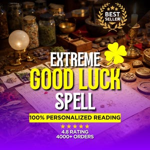 Feitiços de extrema boa sorte, feitiço para abrir caminhos para o sucesso, boa fortuna e novas oportunidades, feitiço personalizado.