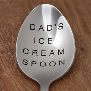 Papas Eislöffel, benutzerdefinierter Eislöffel, Geschenk für Papa, Thanksgiving-Geschenke, Vatertagsgeschenk, Geschenk für Freund, Geschenk für Opa