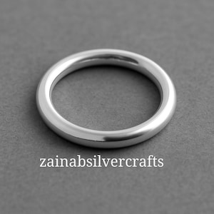 Fabulous 925 Solid Sterling Silver Ring Band | Unisex Handmade Jewelry | Minimalist Silver Band for Men & Women