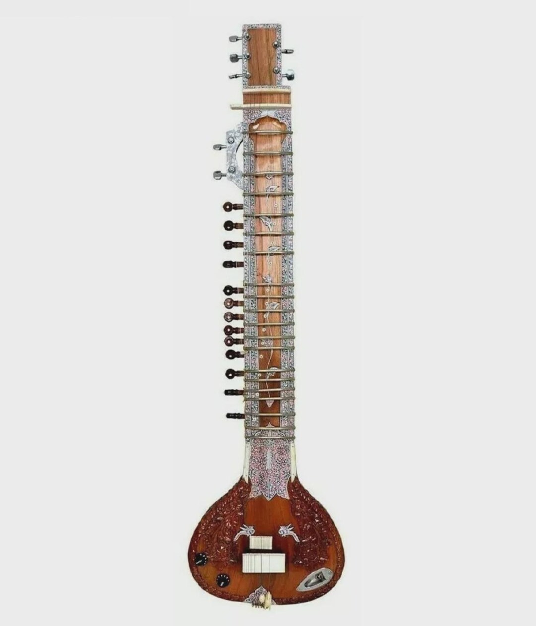 Scitar Instrument Electric Sitar Instrument: Tunwood, 20 Strings + Bag - Etsy