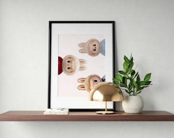 Labubu Monsters Print, Trendy Home Decor (Digital Download)