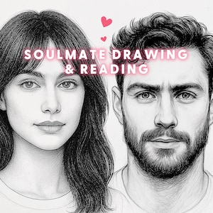 Soulmate Drawing, See Your Future Husband/Wife, Love & Tarot Reading, Draw My Soulmate, Soulmate Reading, Fast Delivery, Soulmate Sketch