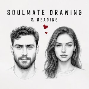 See Your Future Husband/Wife, Soulmate Drawing, Love & Tarot Reading, Draw My Soulmate, Soulmate Reading, Fast Delivery, Soulmate Sketch
