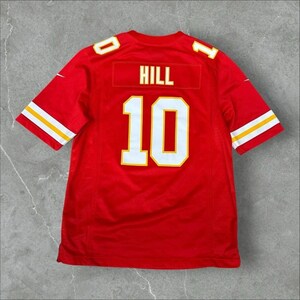 Nike Kansas City Chiefs Jersey Men Medium Red NFL Tyreek Hill #10 Onfield 647111 image 9