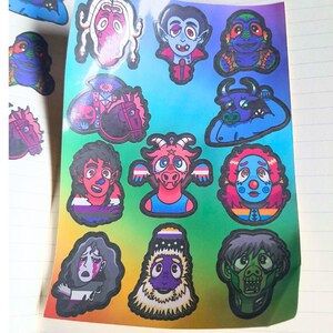 Stickervel LGBT+ Pride Monster