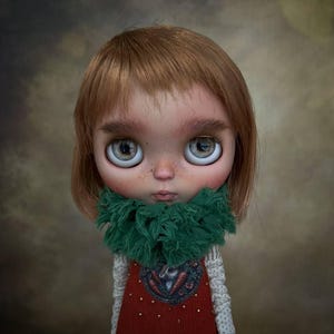 OOAK Custom Blythe Doll: Licca Body, Original Hair