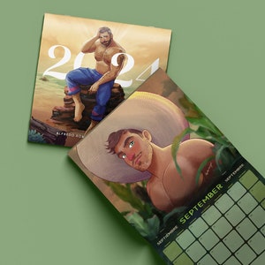 2024 Wall Calendar by Roagui Male Pin-up image 3