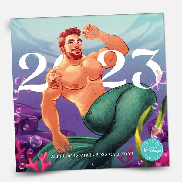 2023 Calendar: The Merman Edition by Alfredo Roagui