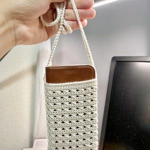 Crochet Phone Bag Pattern PDF, Crossbody Phone Bag Digital Tutorial, DIY Crochet Phone Holder Pattern, Crochet Tutorial PDF Download
