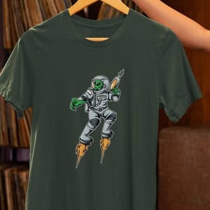 Unisex Short Sleeve T-Shirt for Space Lovers, Astronaut Graphic Tee, Cute Space Shirt, Gift for Astronomers, Perfect for Astronaut