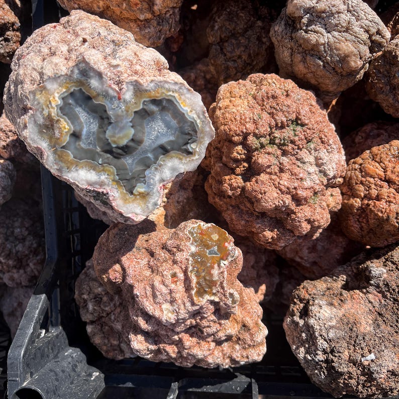 Raw Premium Argentina Agates – 1 Lb to 20 Lb Rough Patagonia Agates for ...