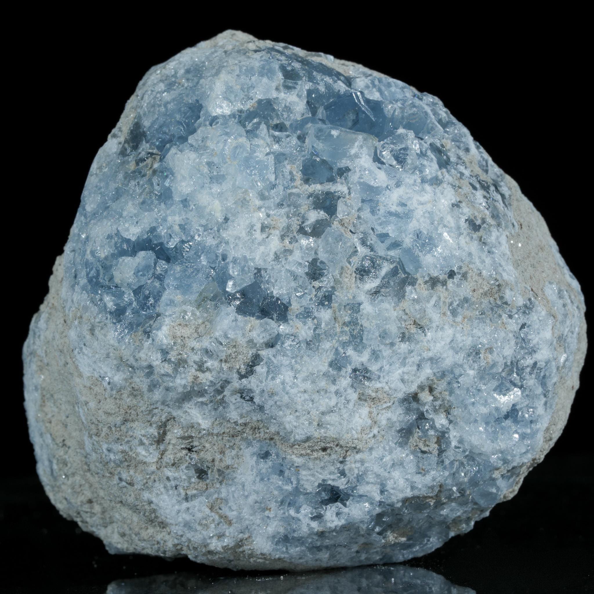 Celestite Big Blue Geode Sakoany - Madagascar Crystal Specimen - 637g ...